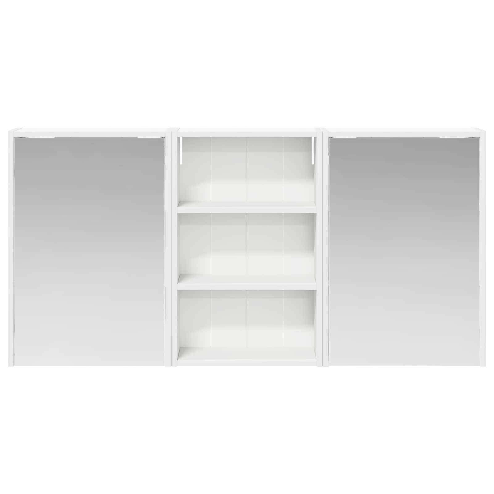 Set ormarića za kupaonicu s policom 3 pcs 126 x 16 x 62.5 cm