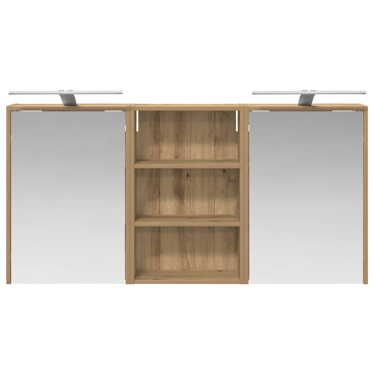 Set ormarića za kupaonicu 3 kom. 126 x 16 x 62.5 cm