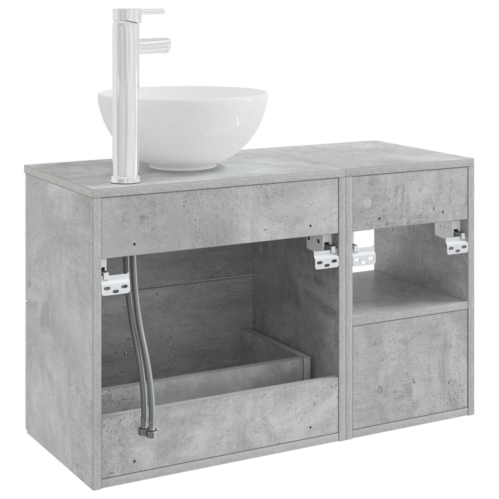 Set namještaja za kupaonicu 2 pcs Betonska siva