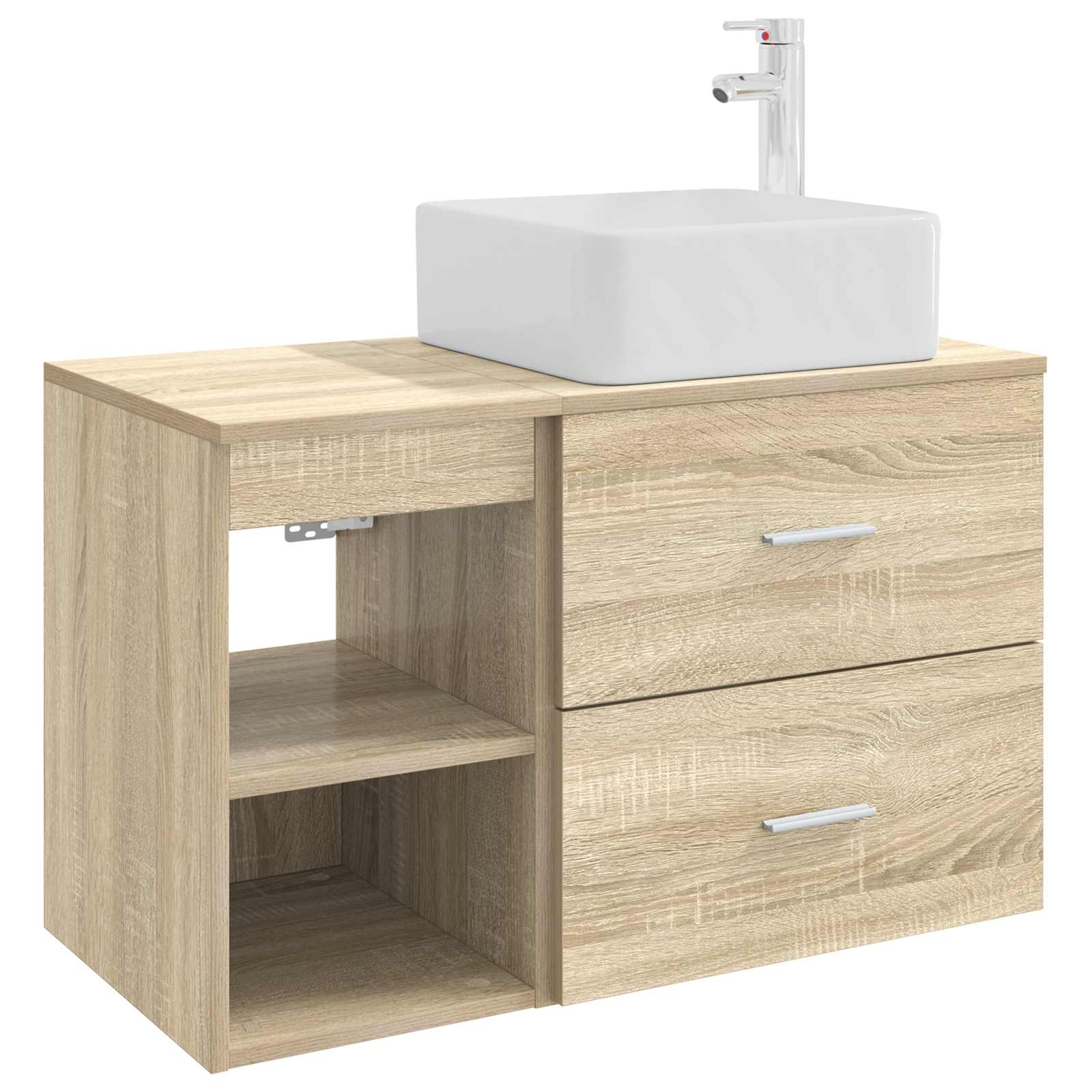 Set namještaja za kupaonicu 2 pcs Hrast sonoma