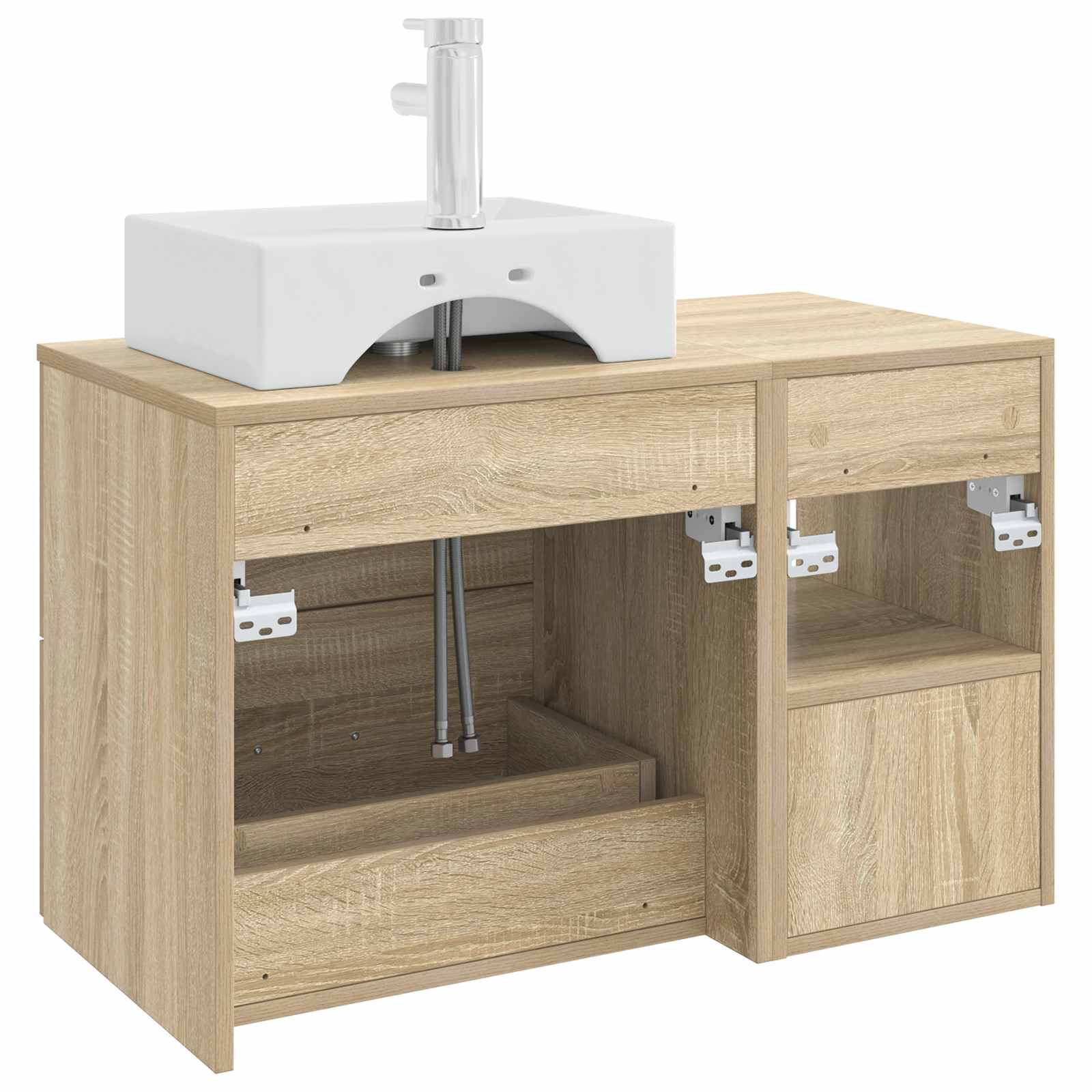 Set namještaja za kupaonicu 2 pcs Hrast sonoma