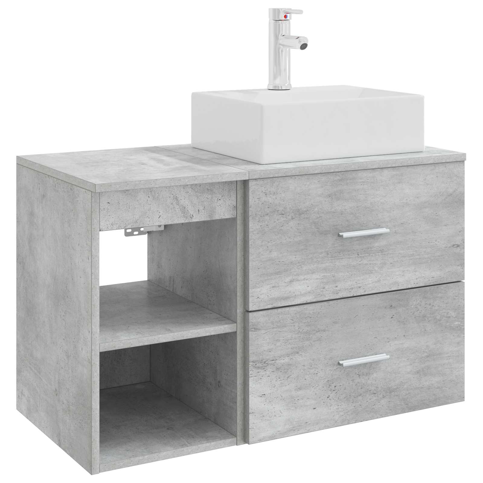 Set namještaja za kupaonicu 2 pcs Betonska siva