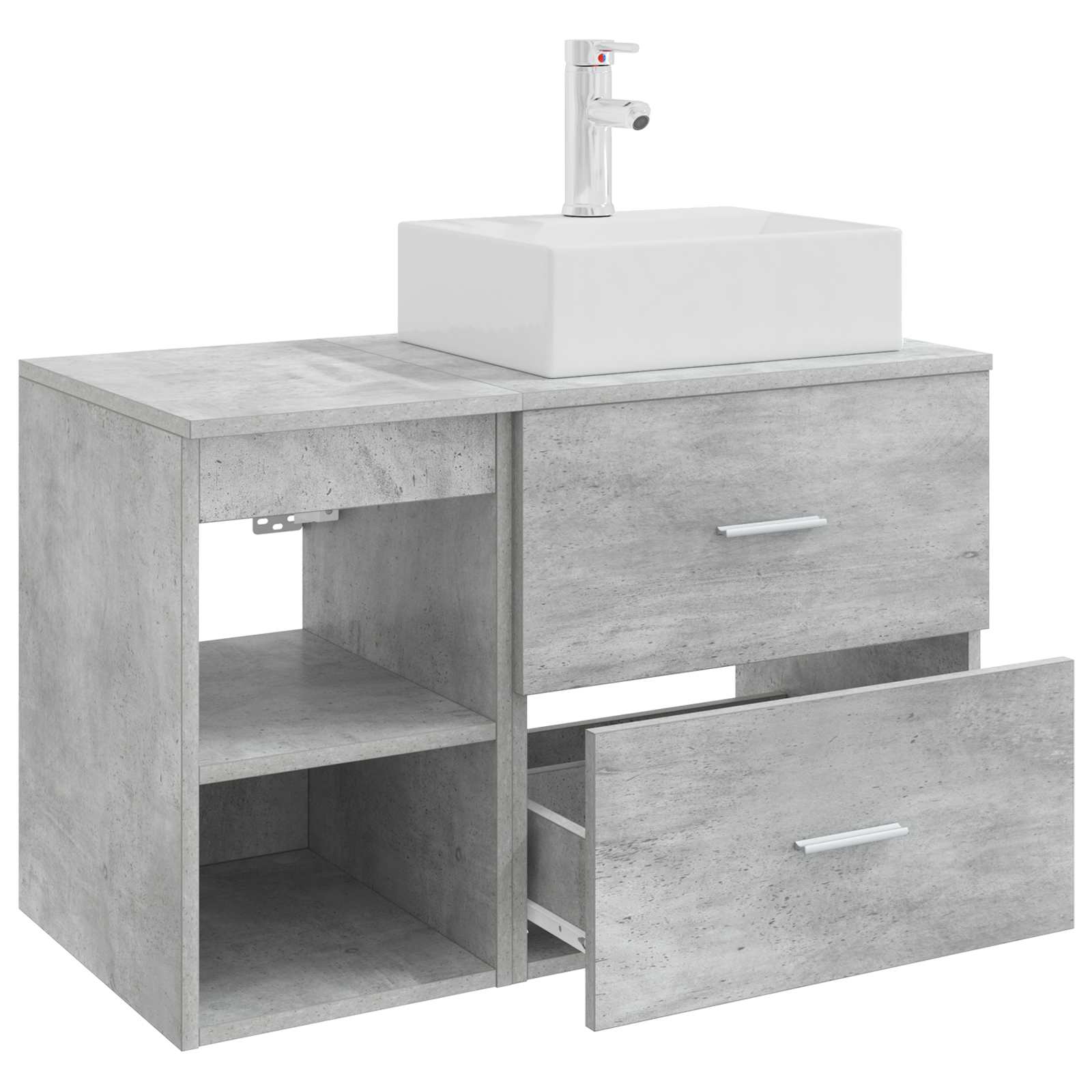 Set namještaja za kupaonicu 2 pcs Betonska siva