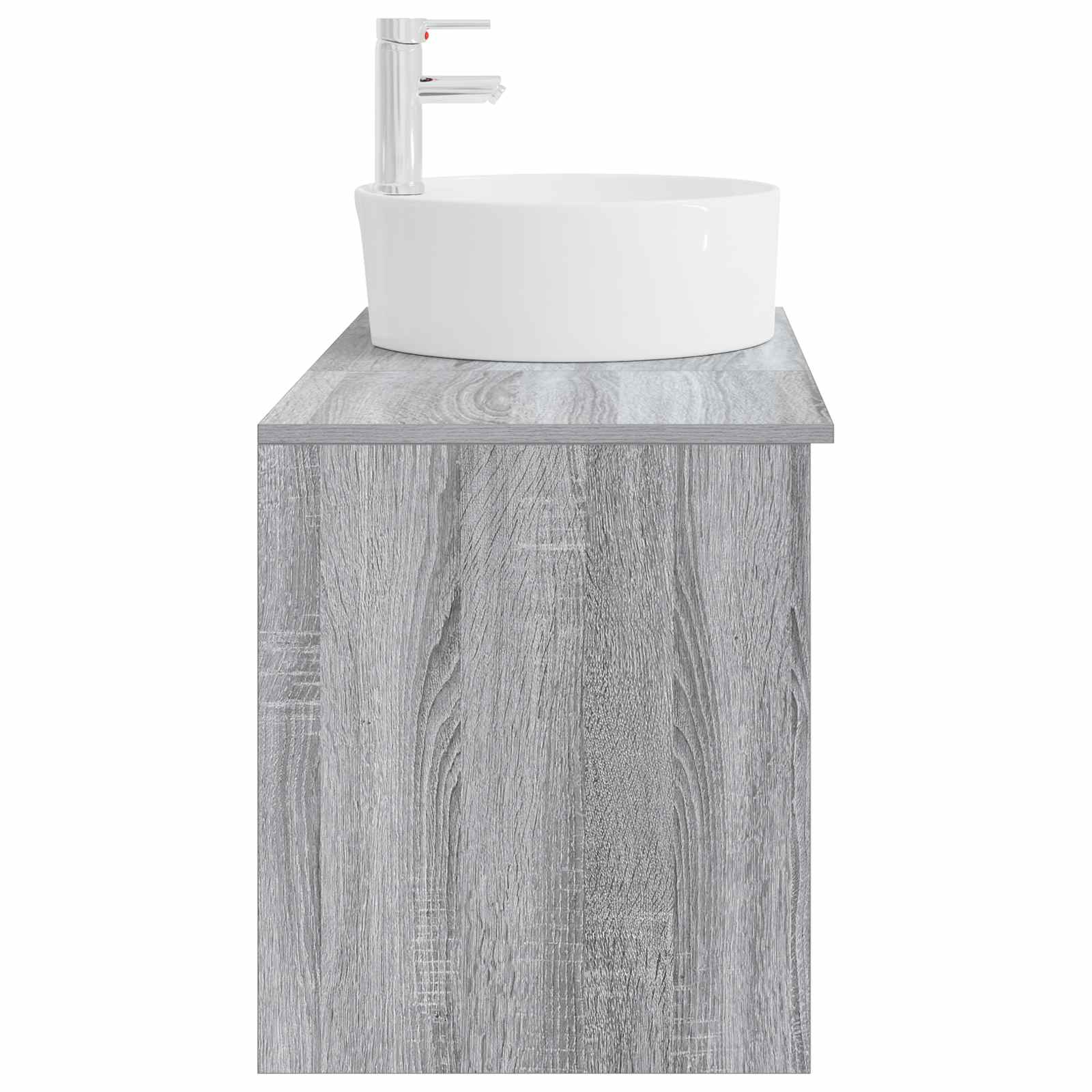 Set namještaja za kupaonicu 2 pcs Siva Sonoma Konstruirano drvo