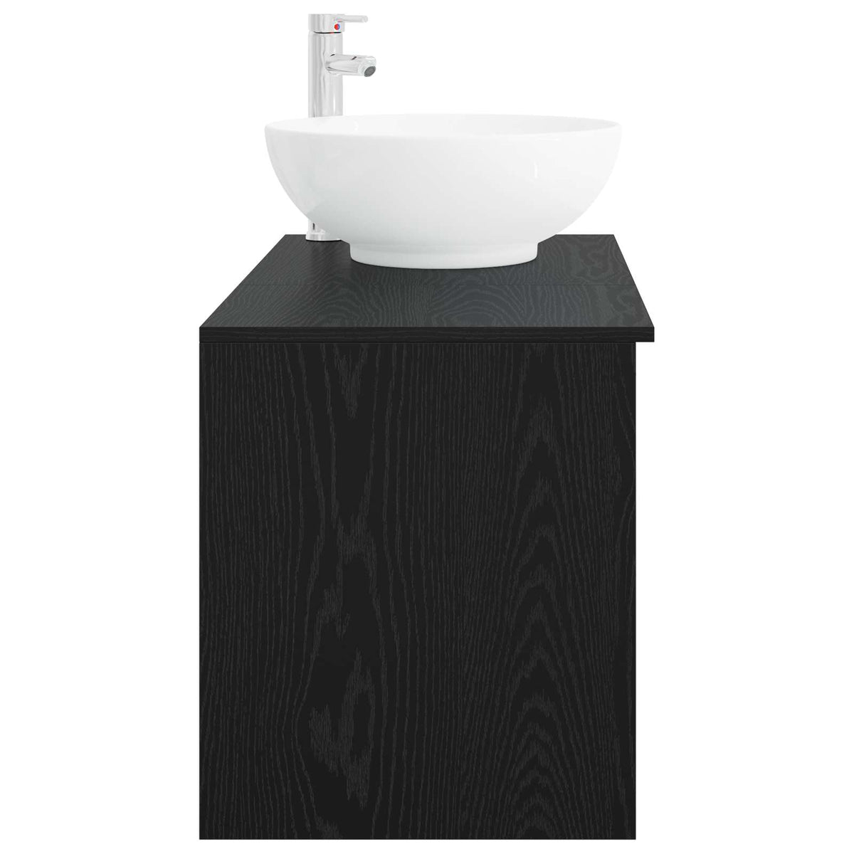 Set namještaja za kupaonicu 2 kom. Crni hrast Konstruirano drvo Crna 49,5 x 44,5 x 80 cm