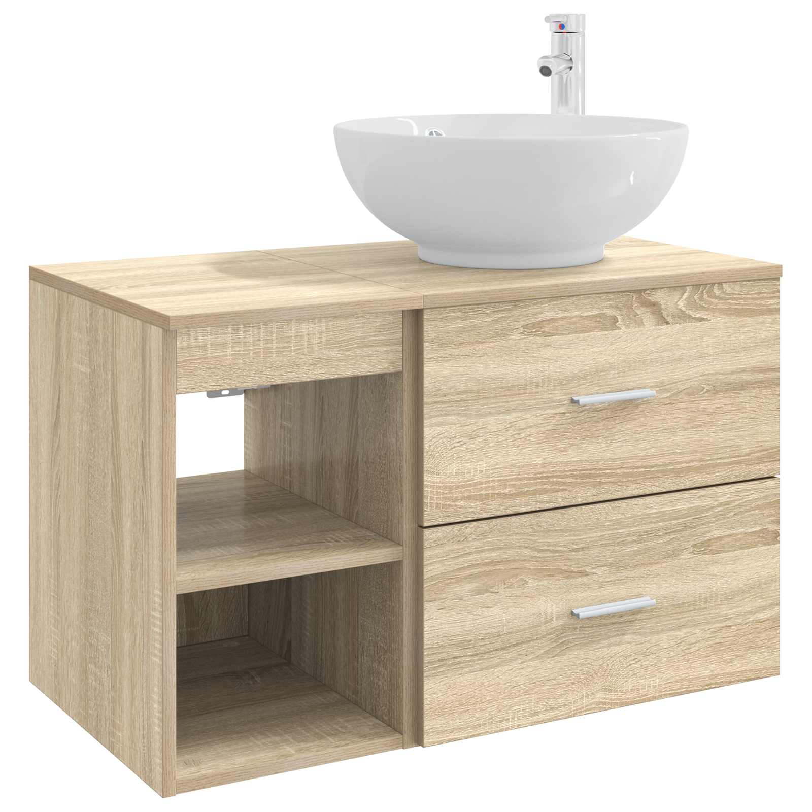 Set namještaja za kupaonicu 2 pcs Hrast sonoma