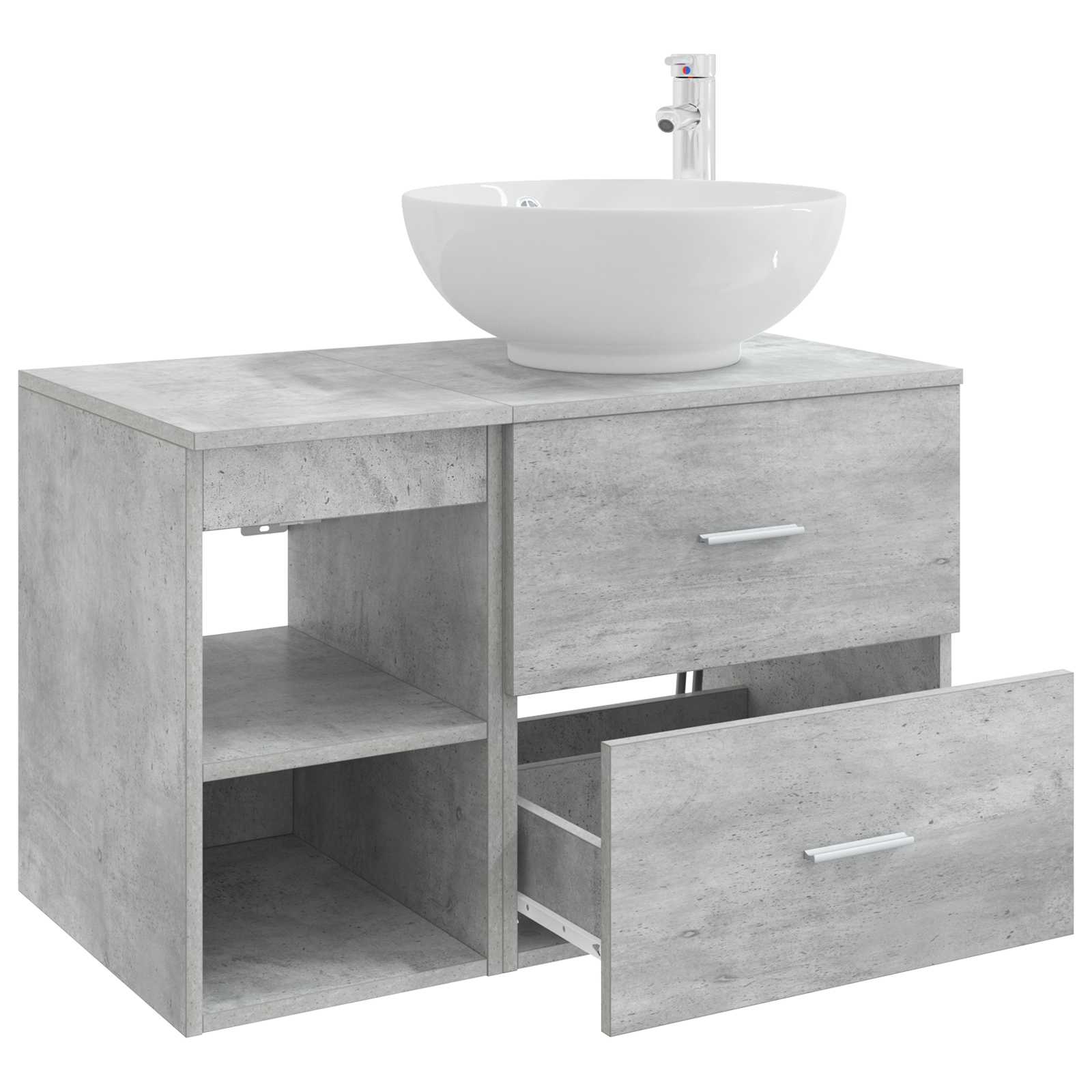 Set namještaja za kupaonicu 2 pcs Betonska siva