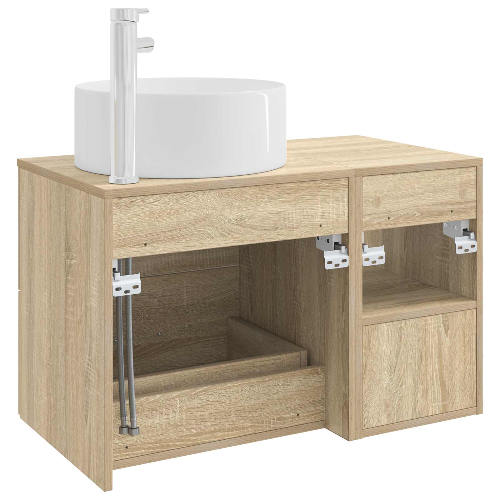 Set namještaja za kupaonicu 2 pcs Hrast sonoma