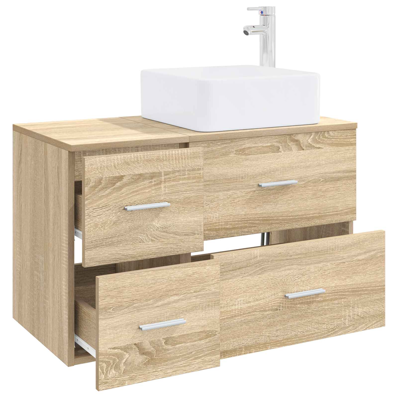 Set namještaja za kupaonicu 2 pcs Hrast sonoma