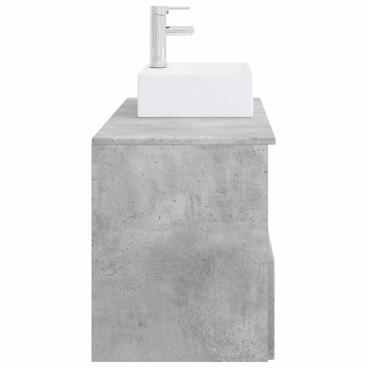 Set namještaja za kupaonicu 2 kom. Betonska siva 49,5 x 41 x 79,5 cm