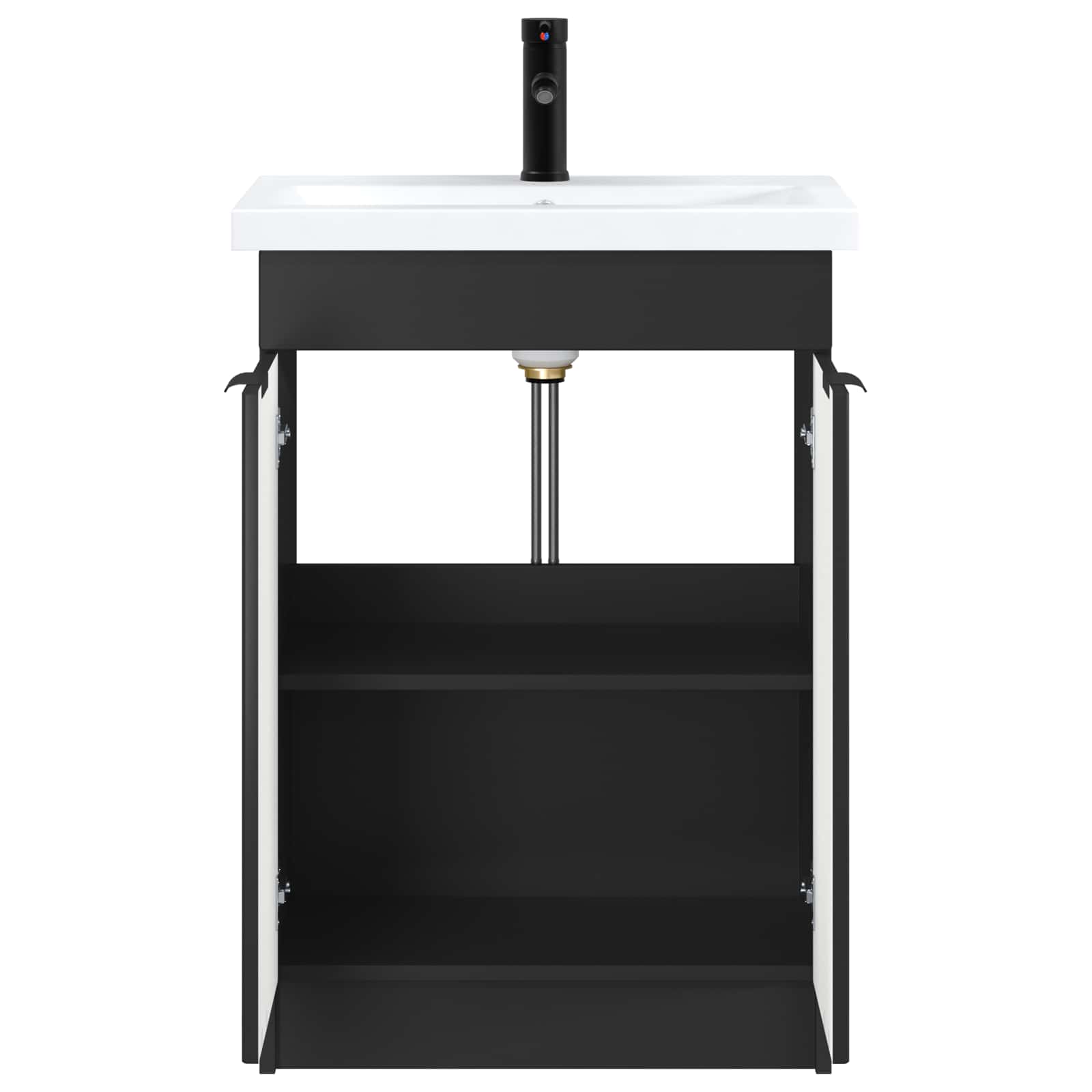 Set namještaja za kupaonicu Crna 78,5 x 37,5 x 81 cm