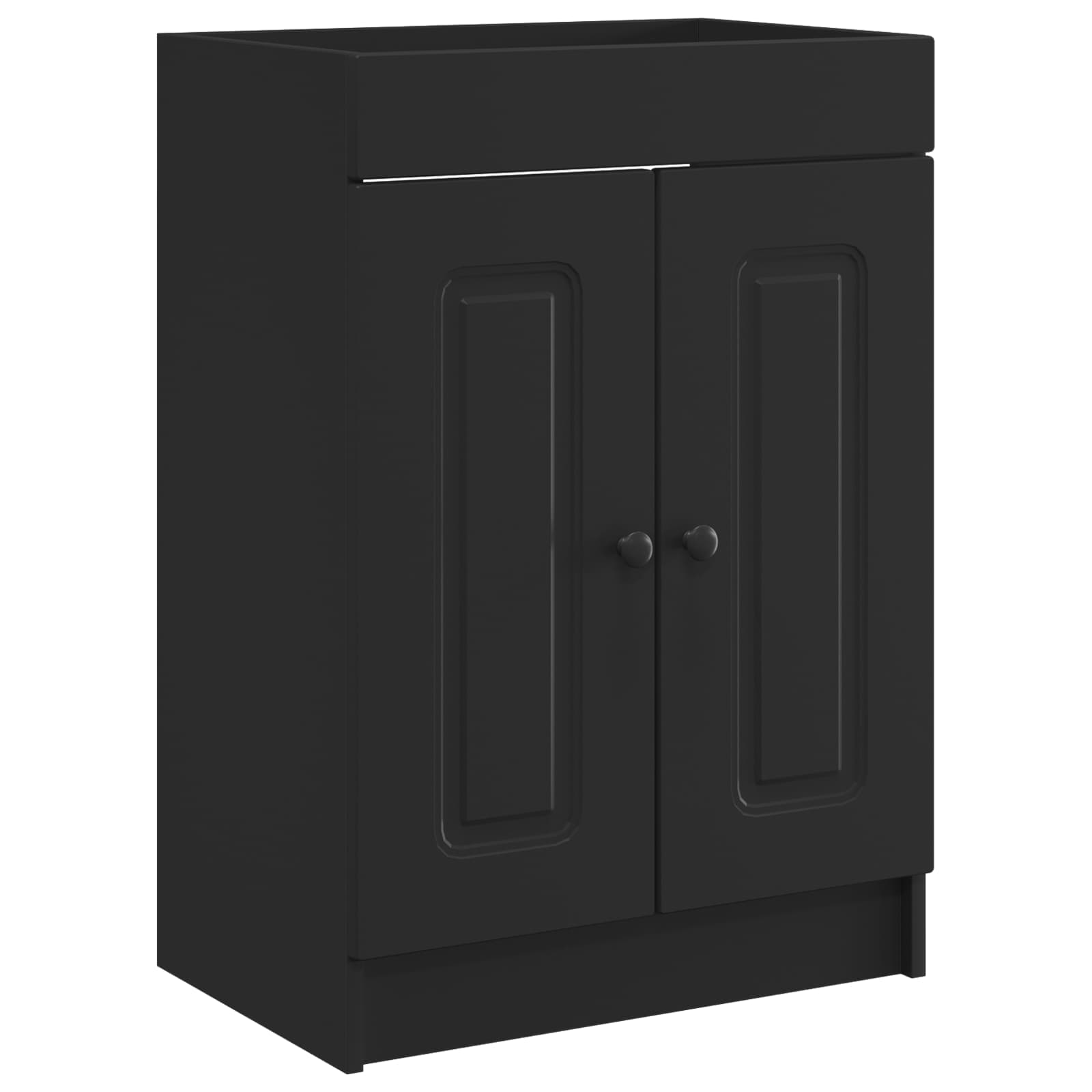Set namještaja za kupaonicu Crna 56 x 37,5 x 81 cm
