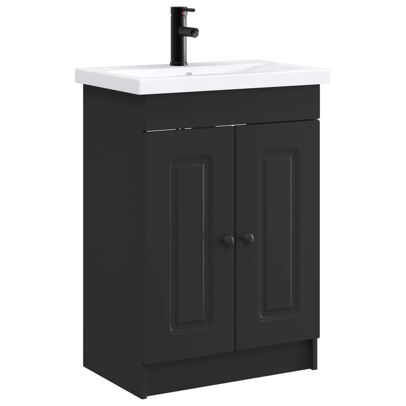 Set namještaja za kupaonicu Crna 78,5 x 37,5 x 81 cm