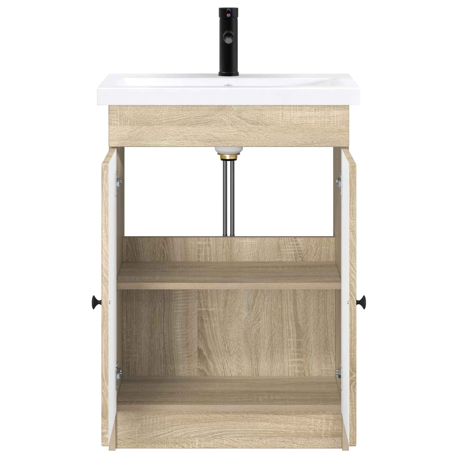 Set namještaja za kupaonicu Hrast sonoma 78,5 x 37,5 x 81 cm