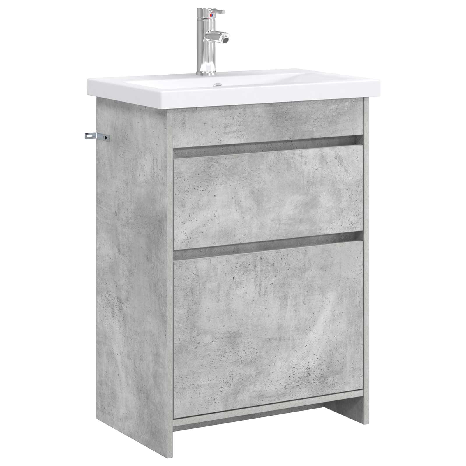 Set namještaja za kupaonicu Betonska siva 61 x 40 x 84,5 cm