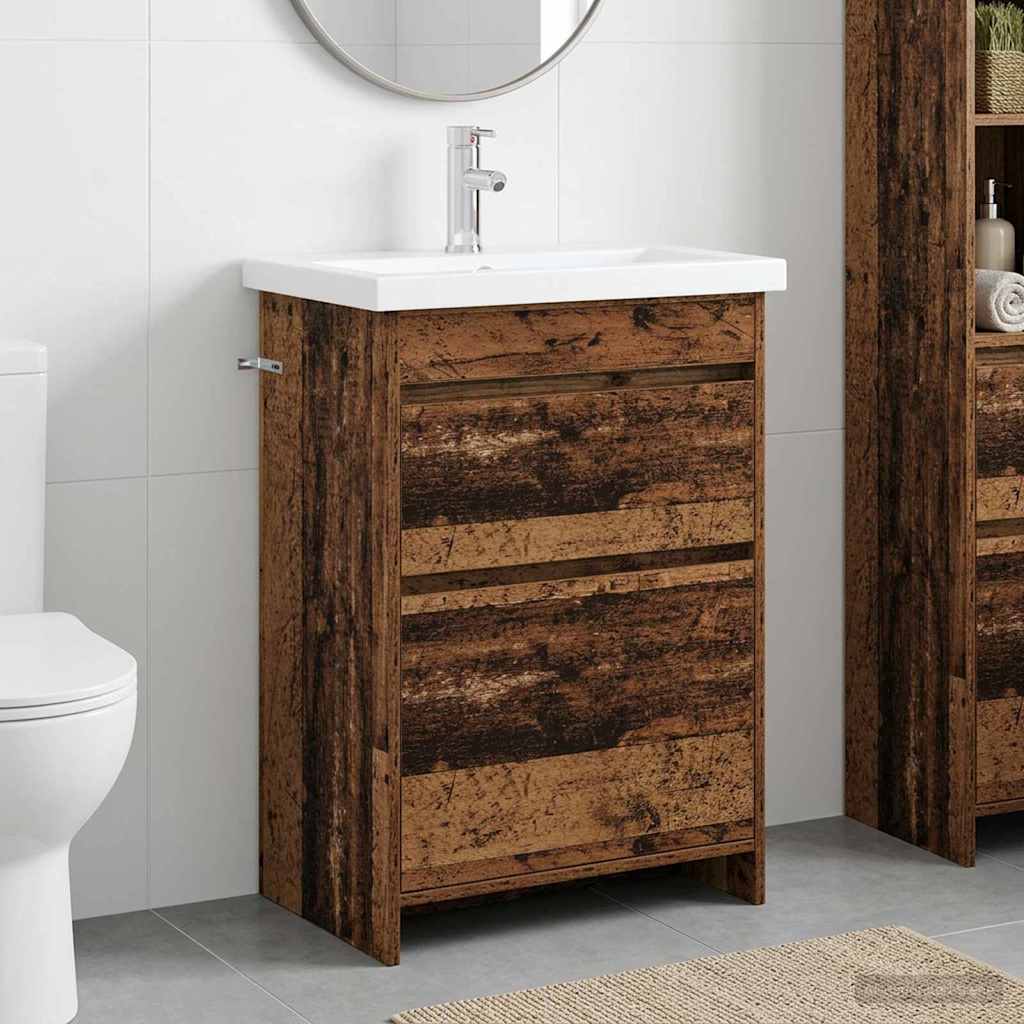 Set namještaja za kupaonicu Staro drvo 61 x 40 x 84,5 cm