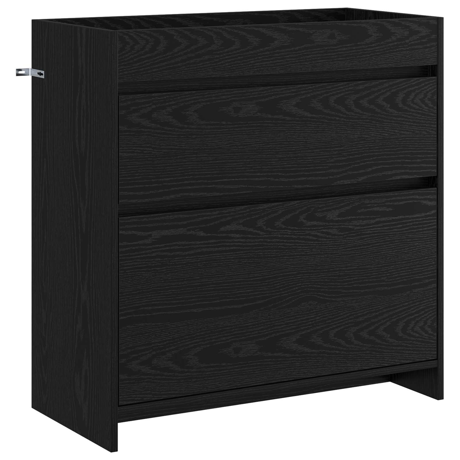 Set namještaja za kupaonicu Crni hrast 81 x 40 x 84,5 cm