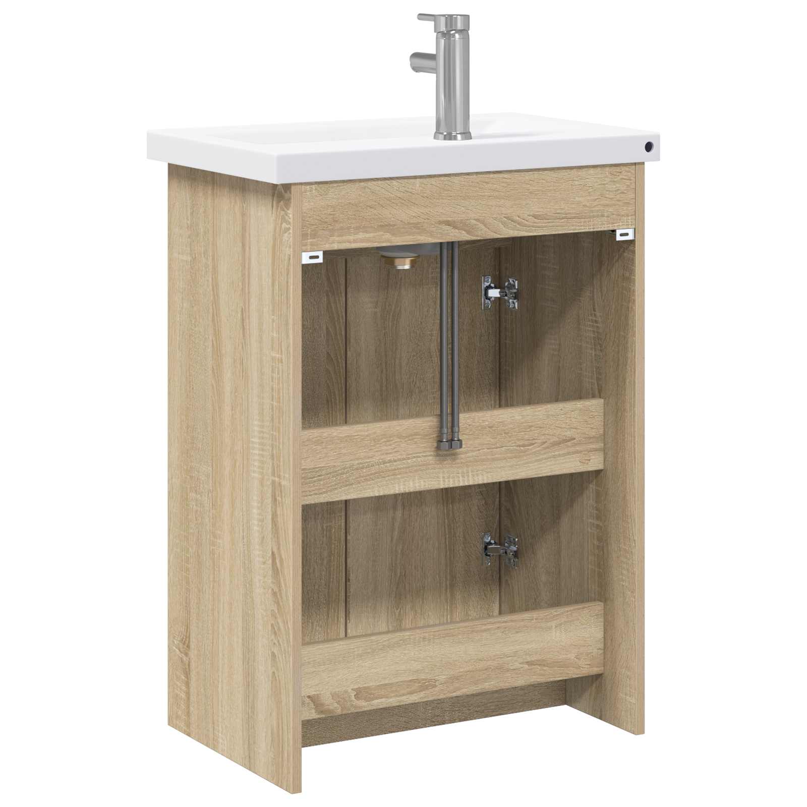 Set namještaja za kupaonicu Hrast sonoma 61 x 40 x 84,5 cm