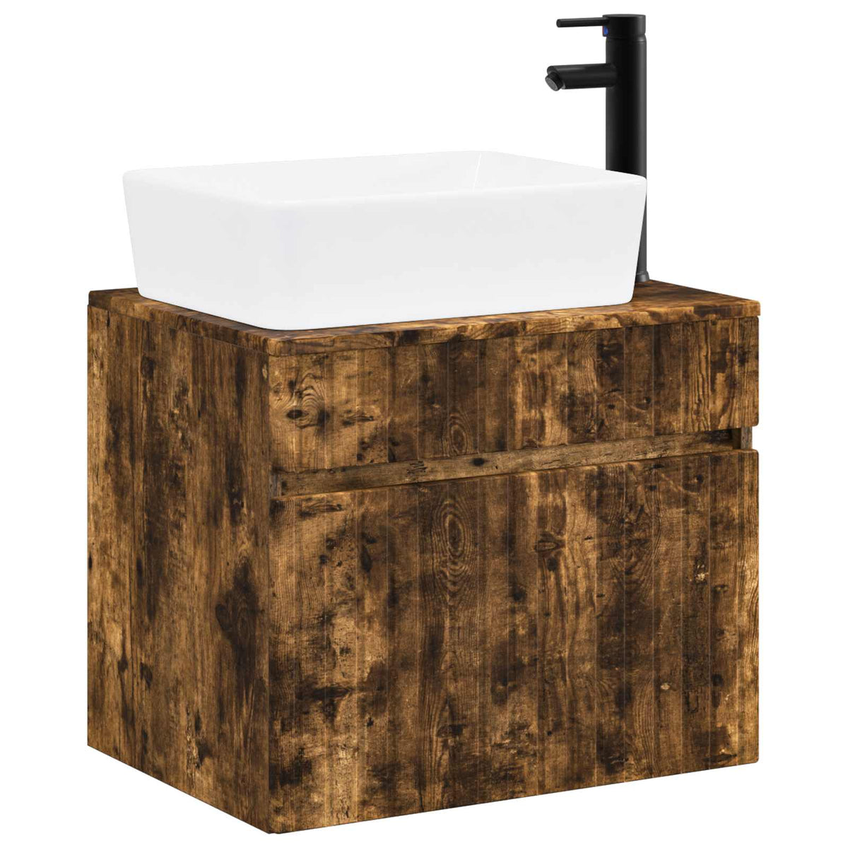 Set namještaja za kupaonicu Dimljeni hrast Konstruirano drvo Smeđa 59 x 44,5 x 50 cm