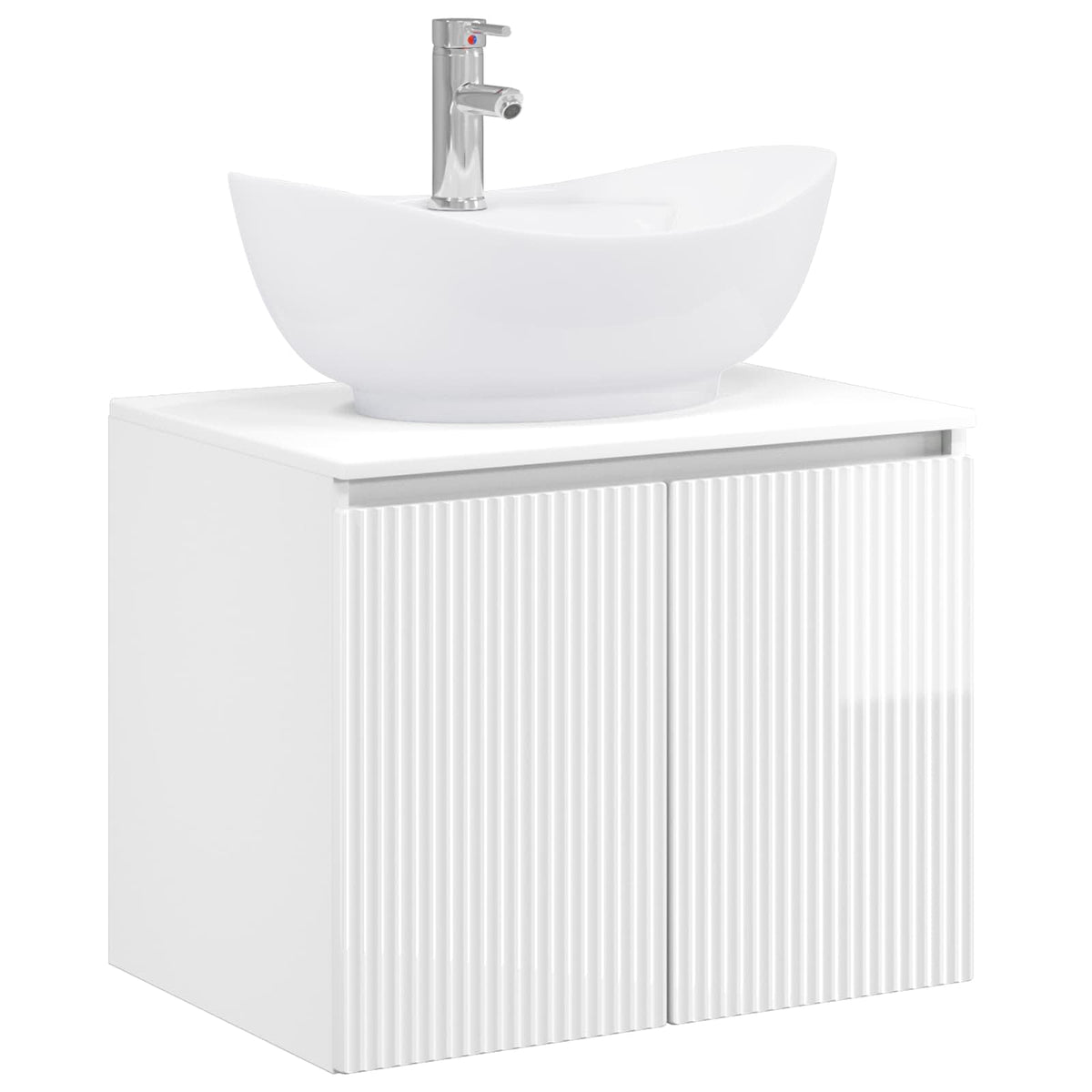 Set namještaja za kupaonicu Bijela visokog sjaja 62,5 x 44,5 x 50 cm