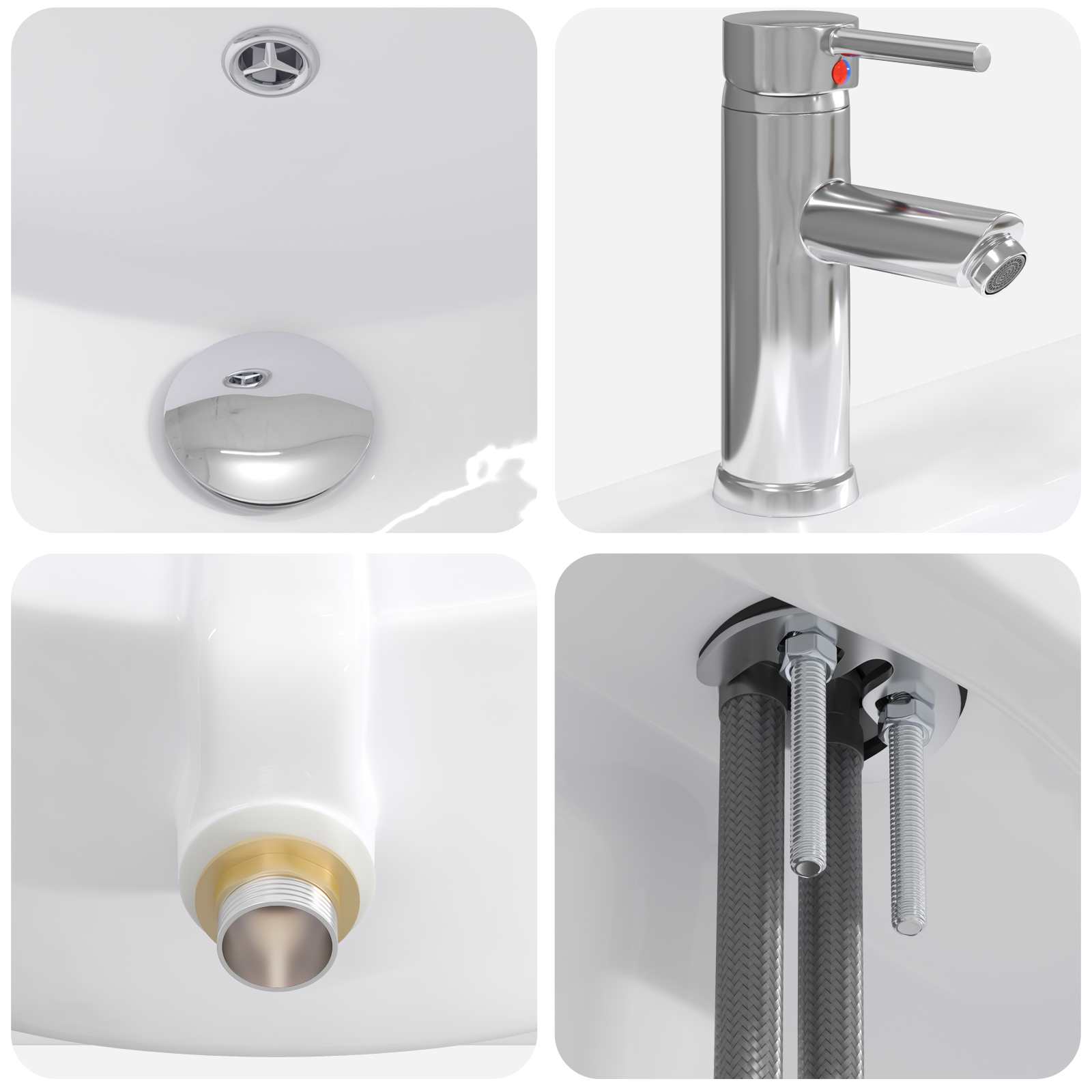 Set namještaja za kupaonicu Dimljeni hrast 81 x 40 x 84,5 cm