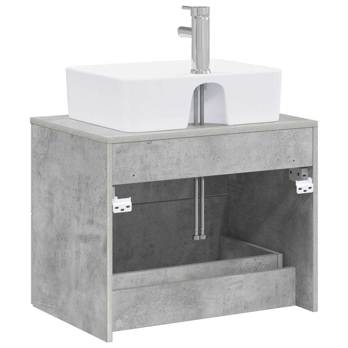 Set namještaja za kupaonicu Betonska siva Konstruirano drvo 62.5 x 44.5 x 50 cm