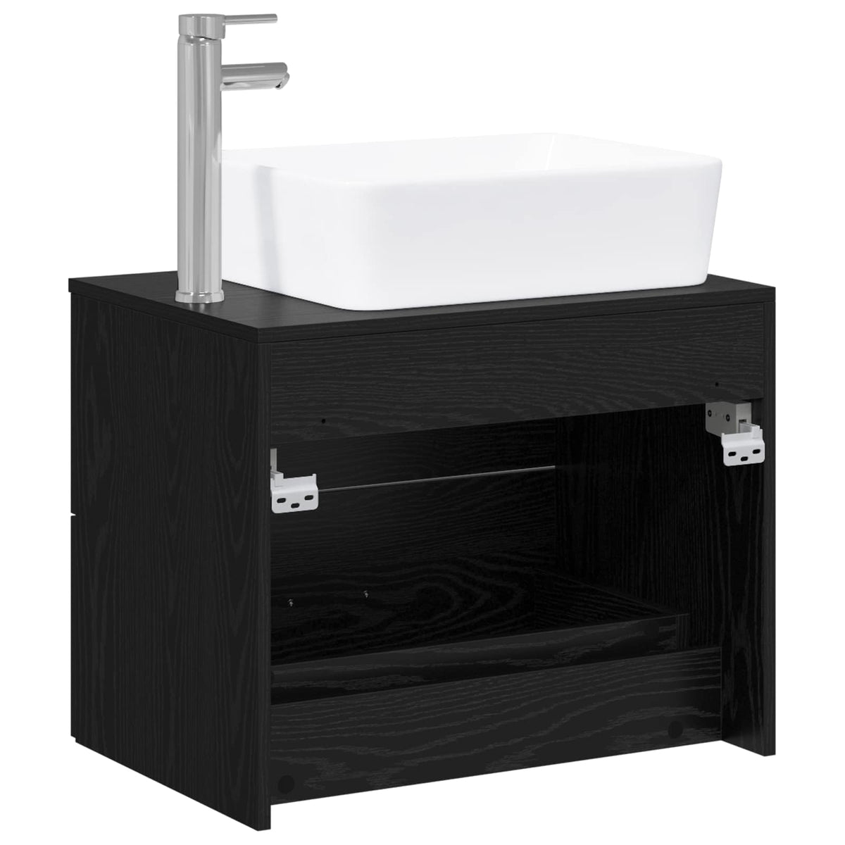 Set namještaja za kupaonicu Crni hrast Konstruirano drvo Crna 62,5 x 44,5 x 50 cm