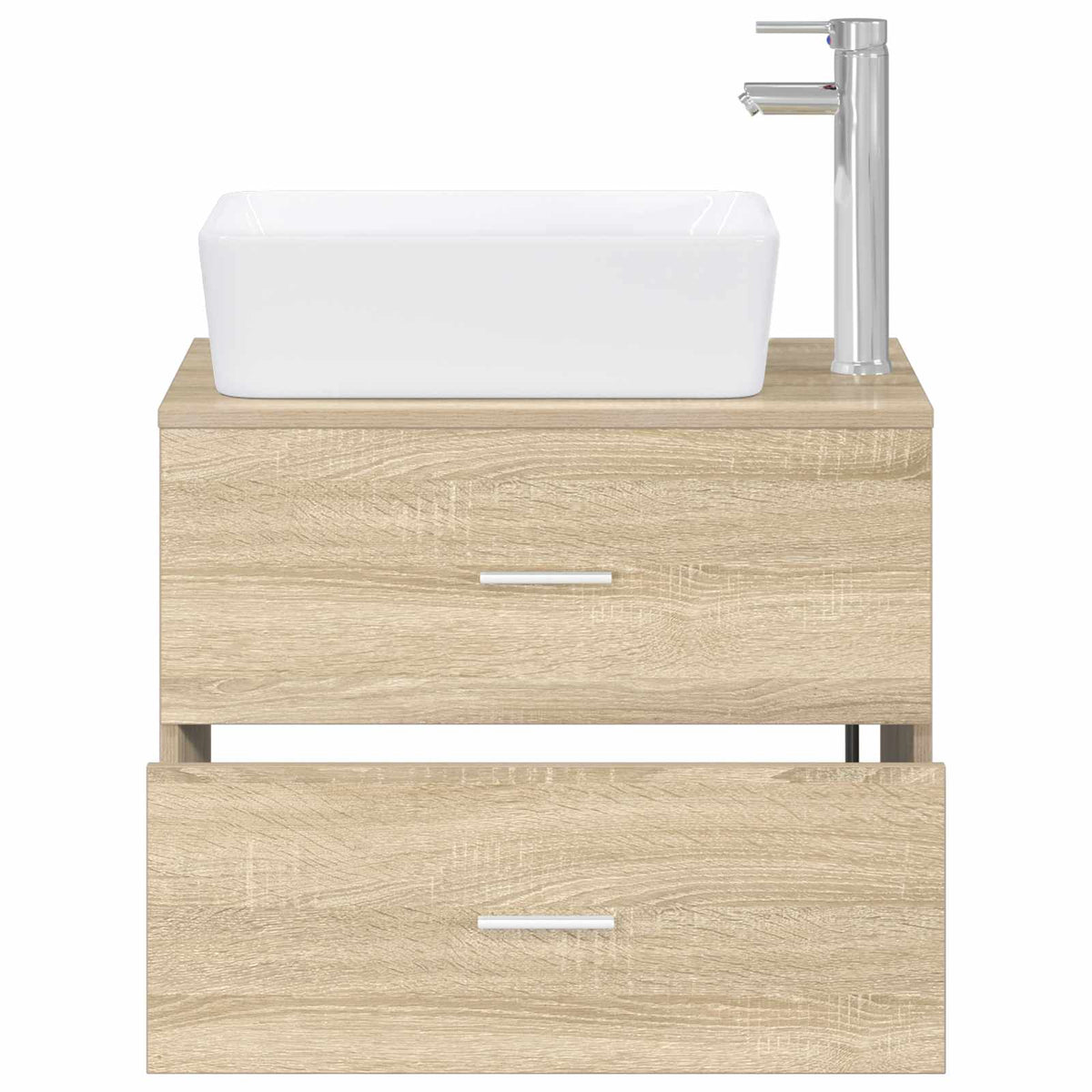 Set namještaja za kupaonicu Hrast sonoma Konstruirano drvo Smeđa 62.5 x 44.5 x 50 cm