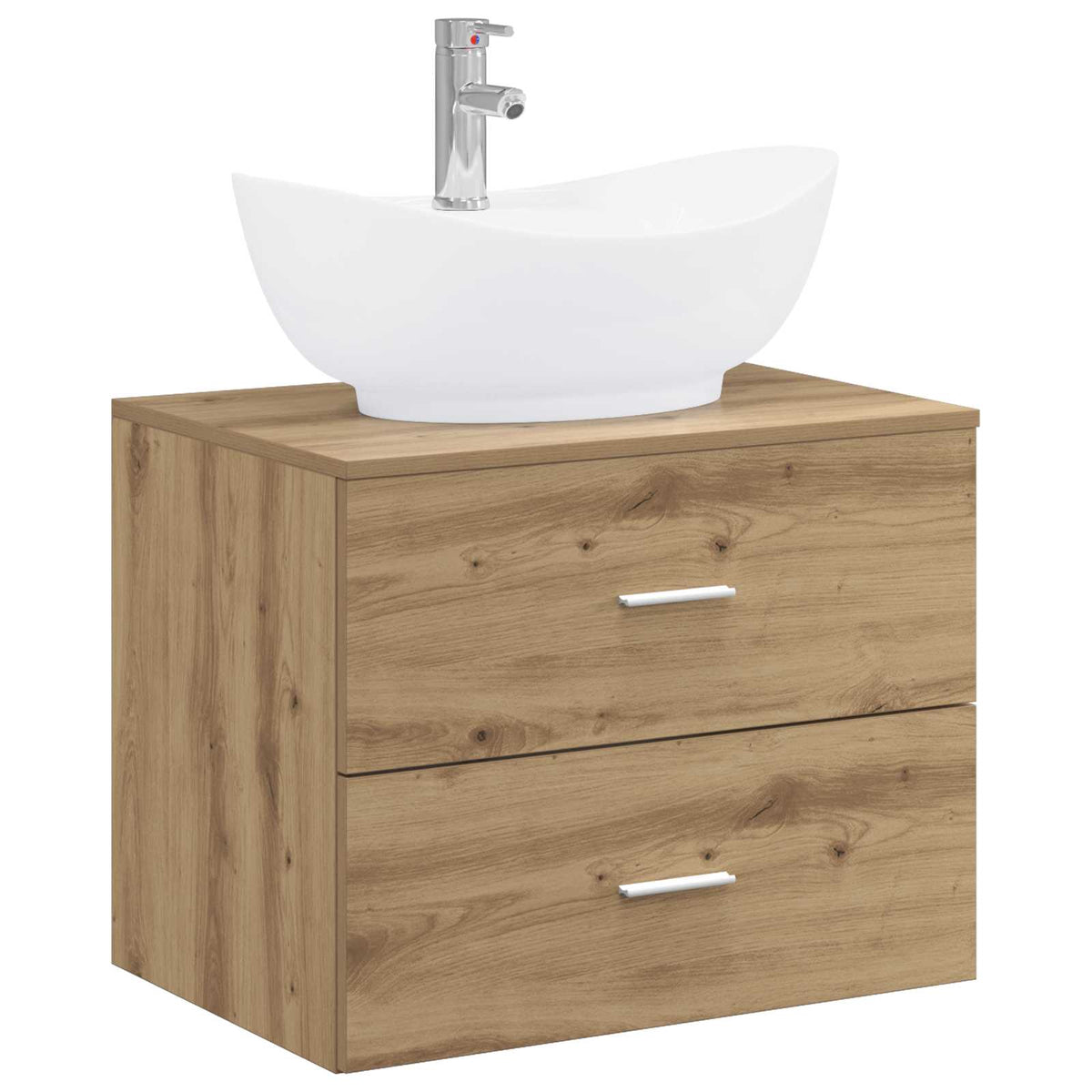 Set namještaja za kupaonicu Hrast artisan Konstruirano drvo Smeđa 62.5 x 44.5 x 50 cm
