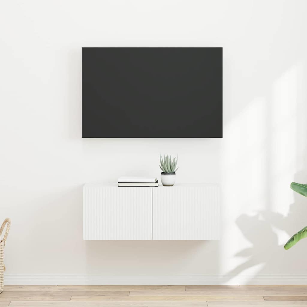 TV zidni ormar 2 pcs Bijelo 39 x 31 x 29,5 cm Konstruirano drvo