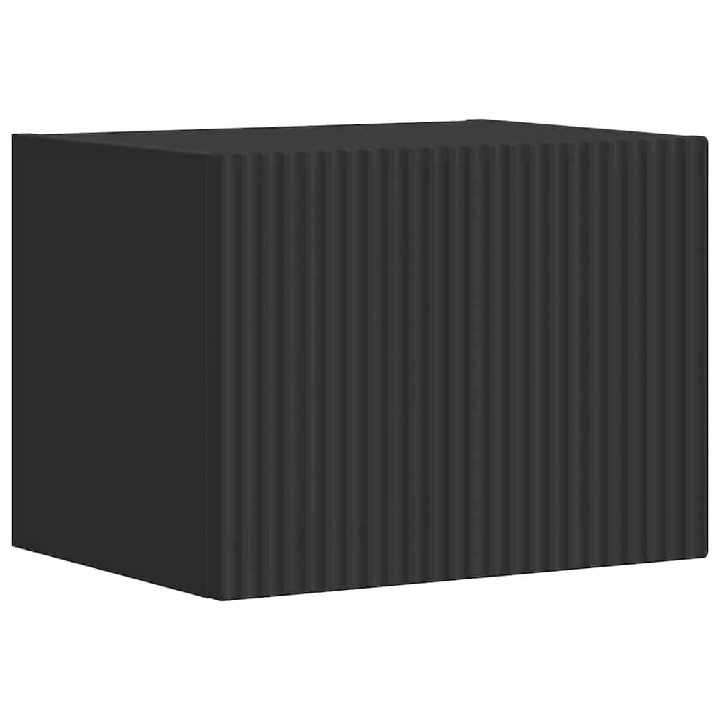 TV zidni ormar Zidne Crna 39 x 31 x 29,5 cm Konstruirano drvo