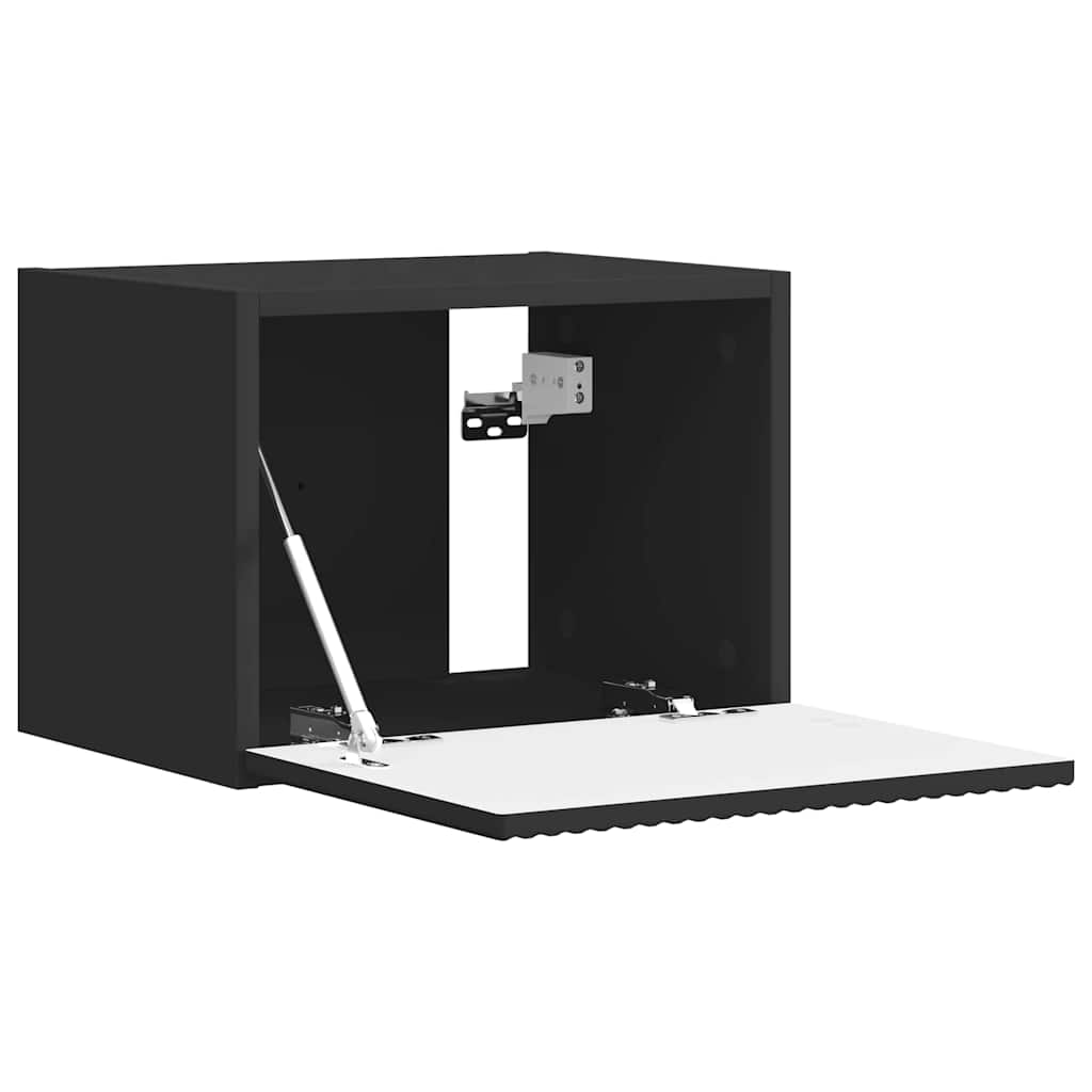 TV zidni ormar Zidne Crna 39 x 31 x 29,5 cm Konstruirano drvo