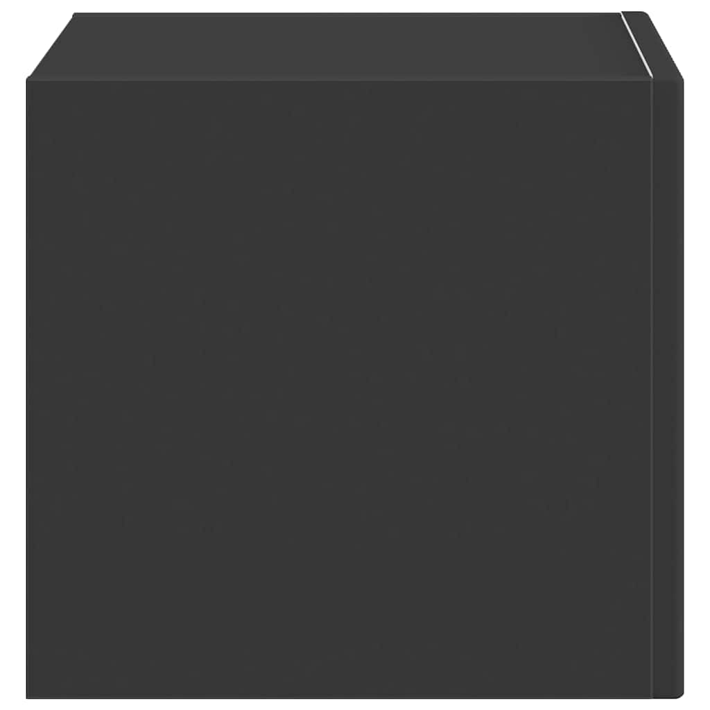 TV zidni ormar Zidne Crna 39 x 31 x 29,5 cm Konstruirano drvo