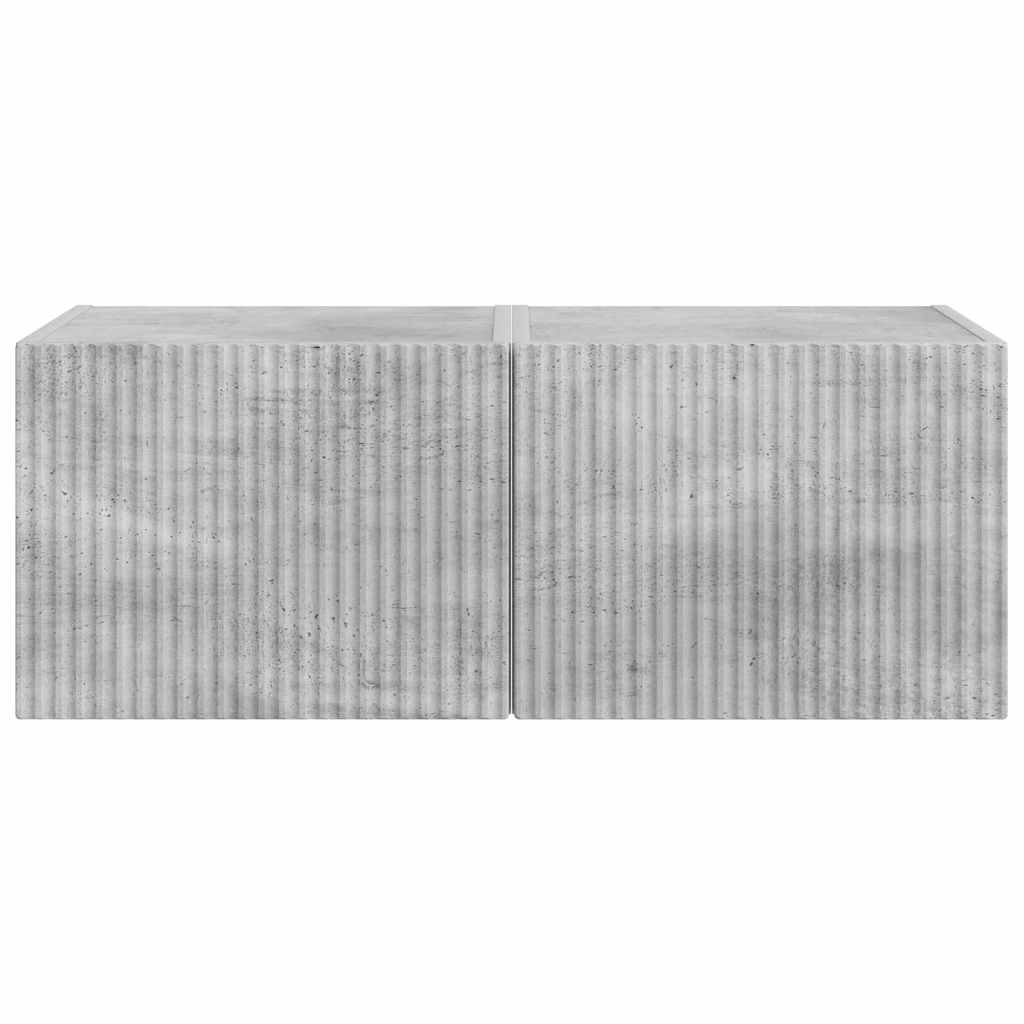 TV zidni ormar 2 pcs Beton 39 x 31 x 29,5 cm Konstruirano drvo