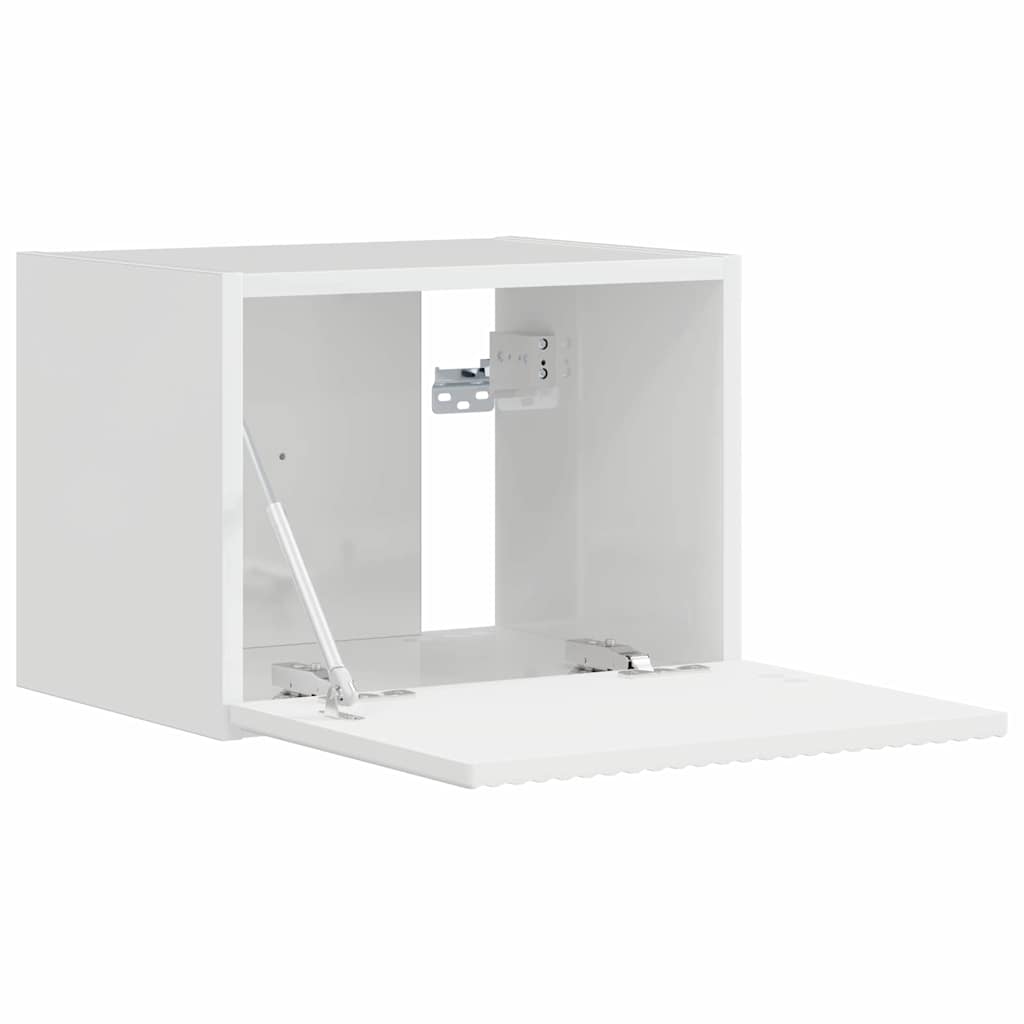 TV zidni ormar Zidne Sjajno bijelo 39 x 31 x 29,5 cm