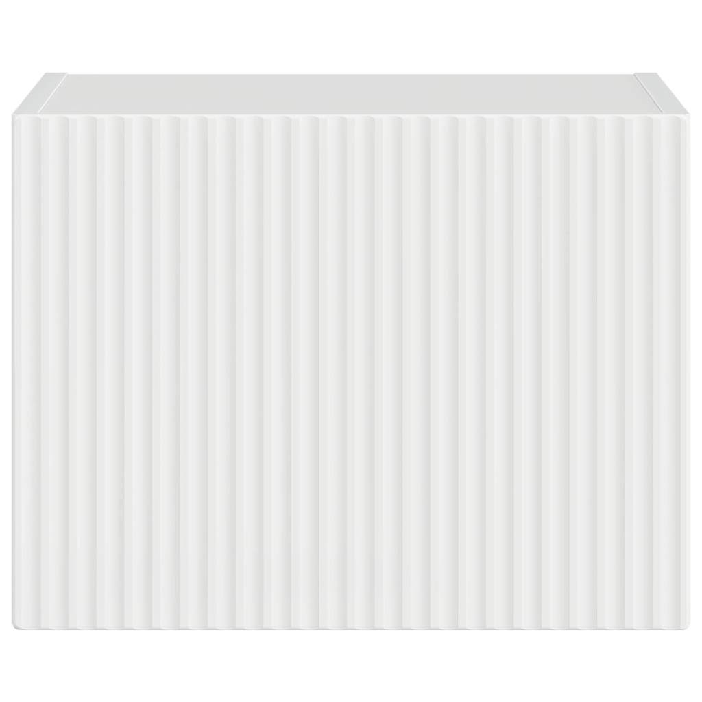 TV zidni ormar Zidne Sjajno bijelo 39 x 31 x 29,5 cm