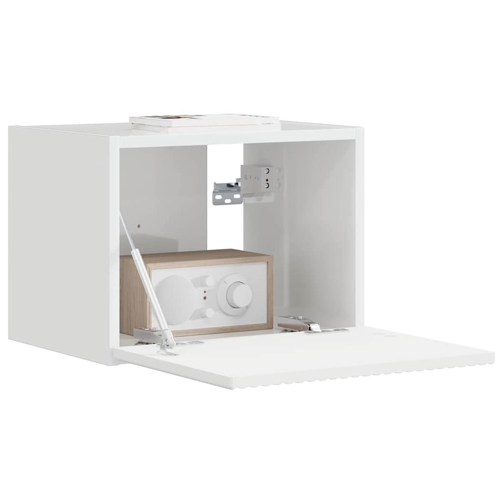TV zidni ormar Zidne Sjajno bijelo 39 x 31 x 29,5 cm