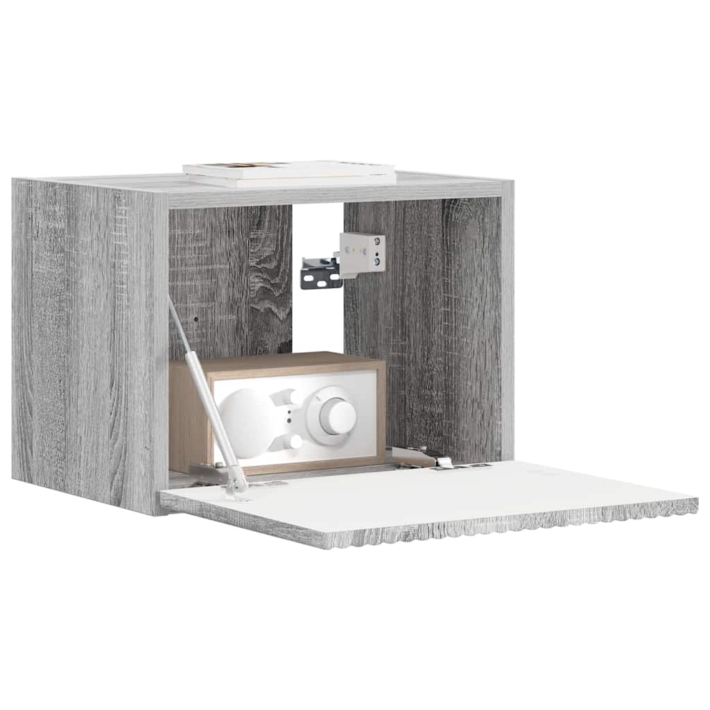 TV zidni ormar Siva Sonoma 39 x 31 x 29,5 cm Konstruirano drvo