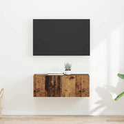 TV zidni ormar Zidne 2 pcs Staro drvo 39 x 31 x 29,5 cm