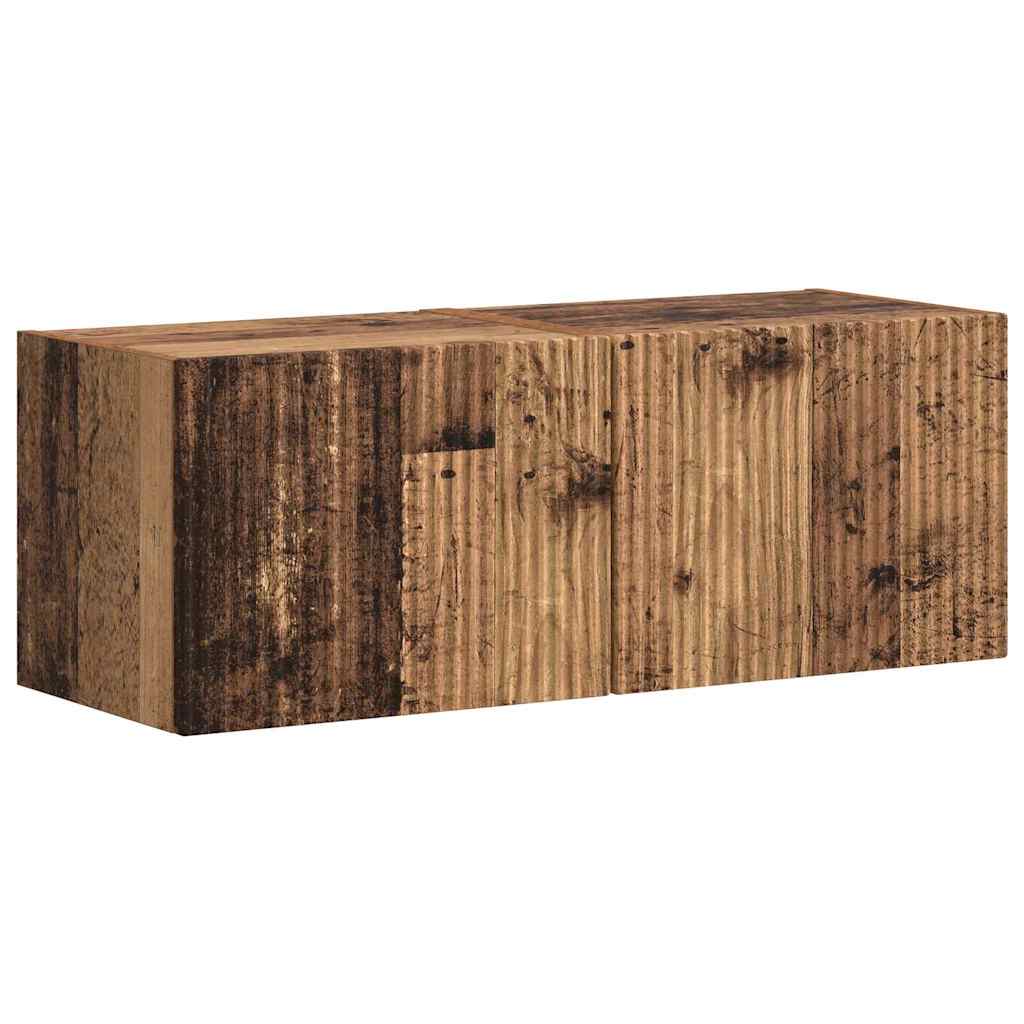 TV zidni ormar Zidne 2 pcs Staro drvo 39 x 31 x 29,5 cm
