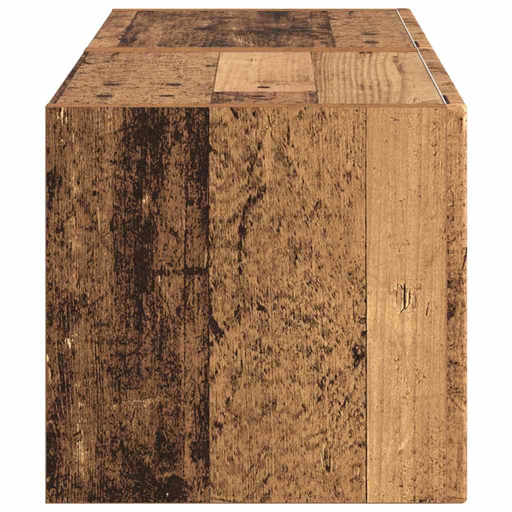 TV zidni ormar Zidne 2 pcs Staro drvo 39 x 31 x 29,5 cm