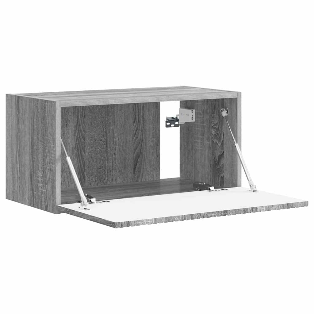 TV zidni ormar Siva Sonoma 60 x 31 x 29,5 cm Konstruirano drvo