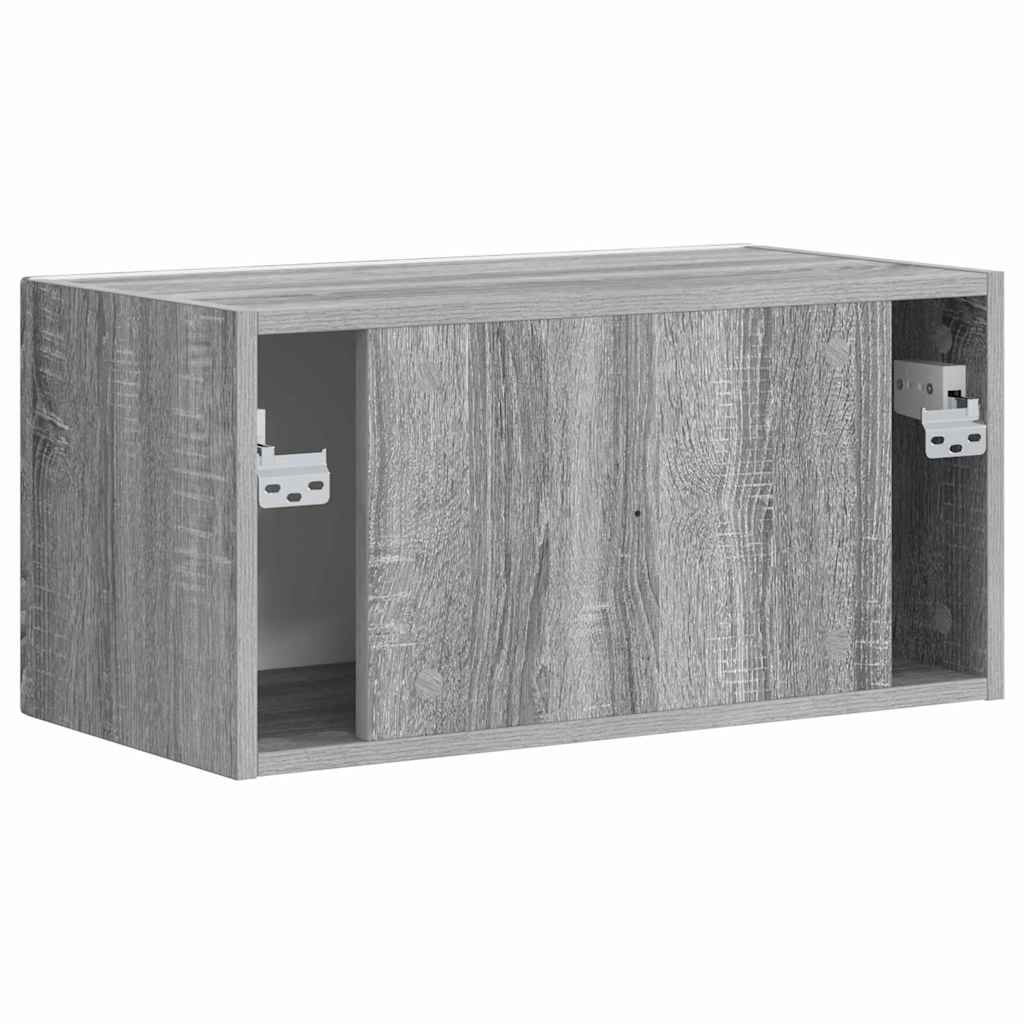 TV zidni ormar Siva Sonoma 60 x 31 x 29,5 cm Konstruirano drvo