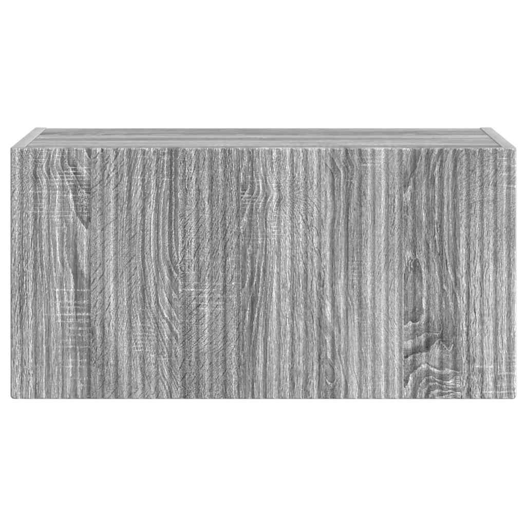 TV zidni ormar Siva Sonoma 60 x 31 x 29,5 cm Konstruirano drvo