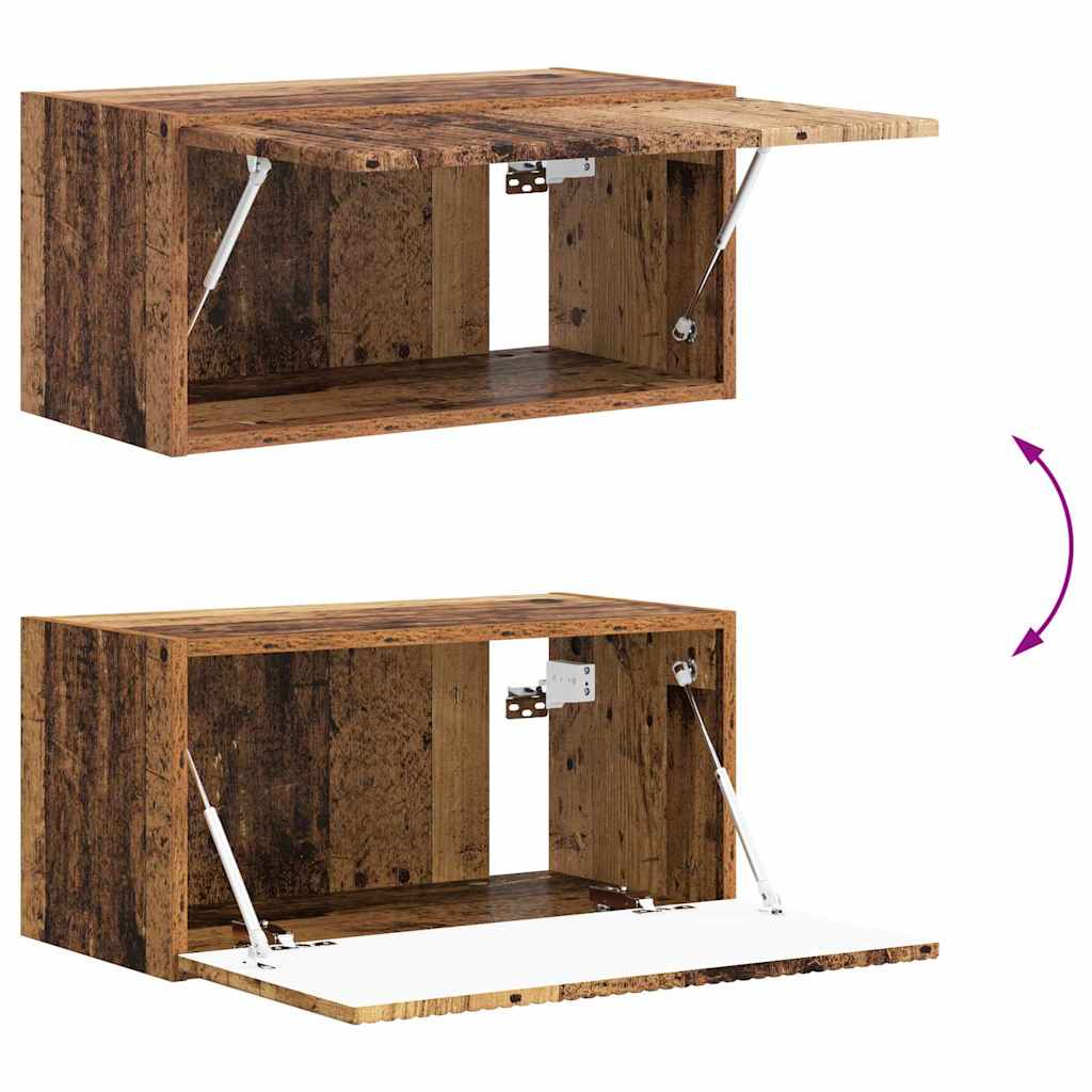 TV zidni ormar Zidne 2 pcs Staro drvo 60 x 31 x 29,5 cm