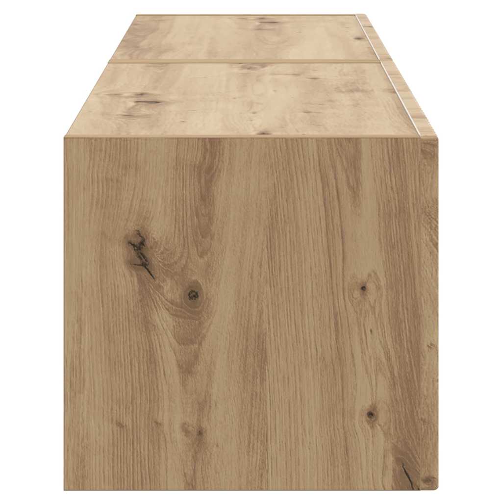 TV zidni ormar 2 pcs Umjetnička hrastovina 60 x 31 x 29,5 cm
