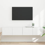 TV zidni ormar Zidne 2 pcs Bijelo 78,5 x 31 x 29,5 cm