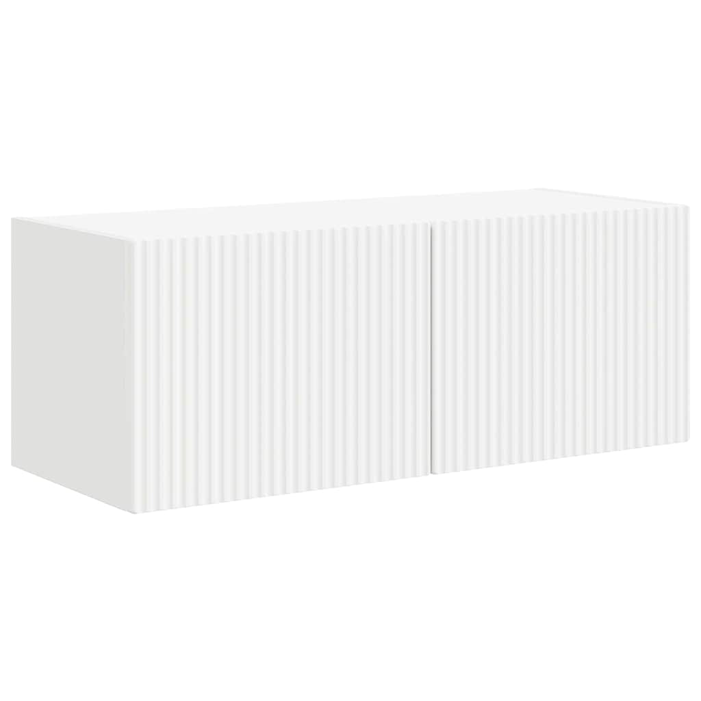 TV zidni ormar Zidne 2 pcs Bijelo 78,5 x 31 x 29,5 cm