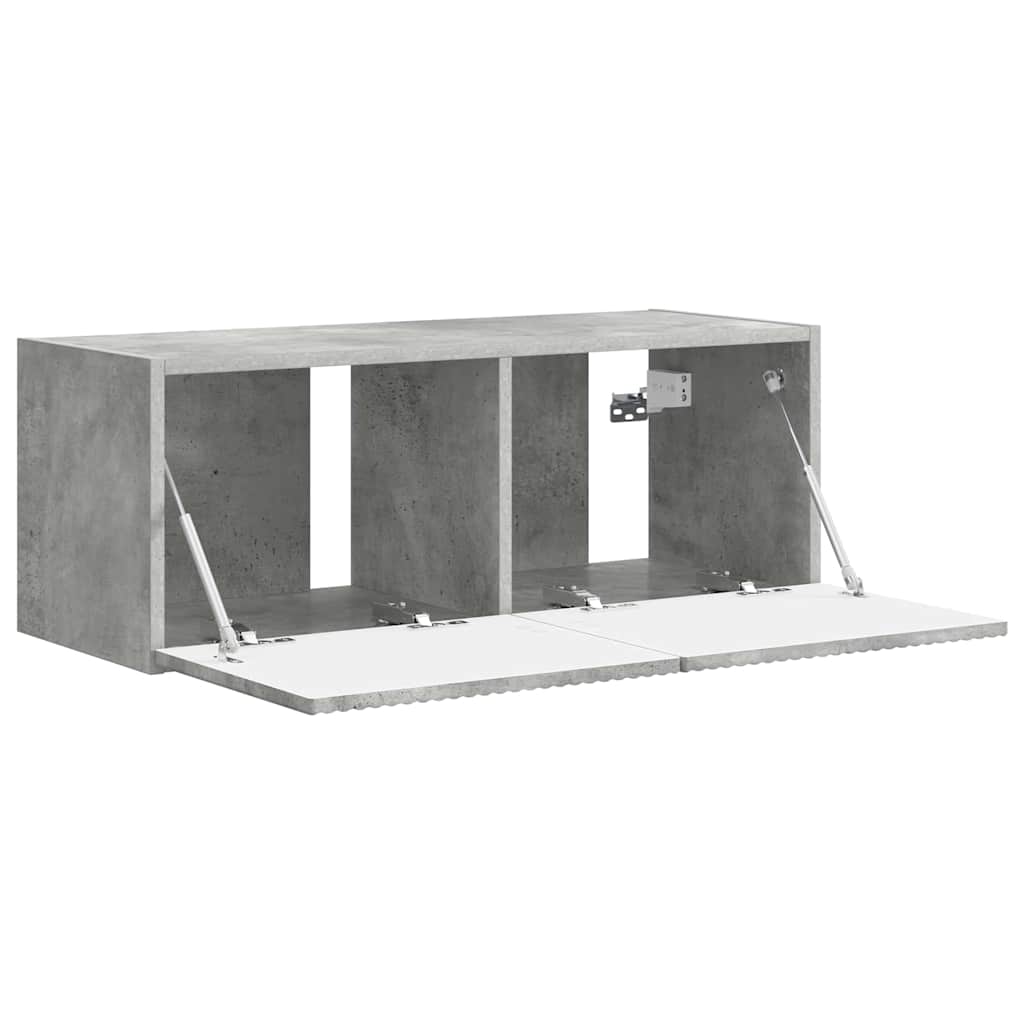 TV zidni ormar Beton 78,5 x 31 x 29,5 cm Konstruirano drvo