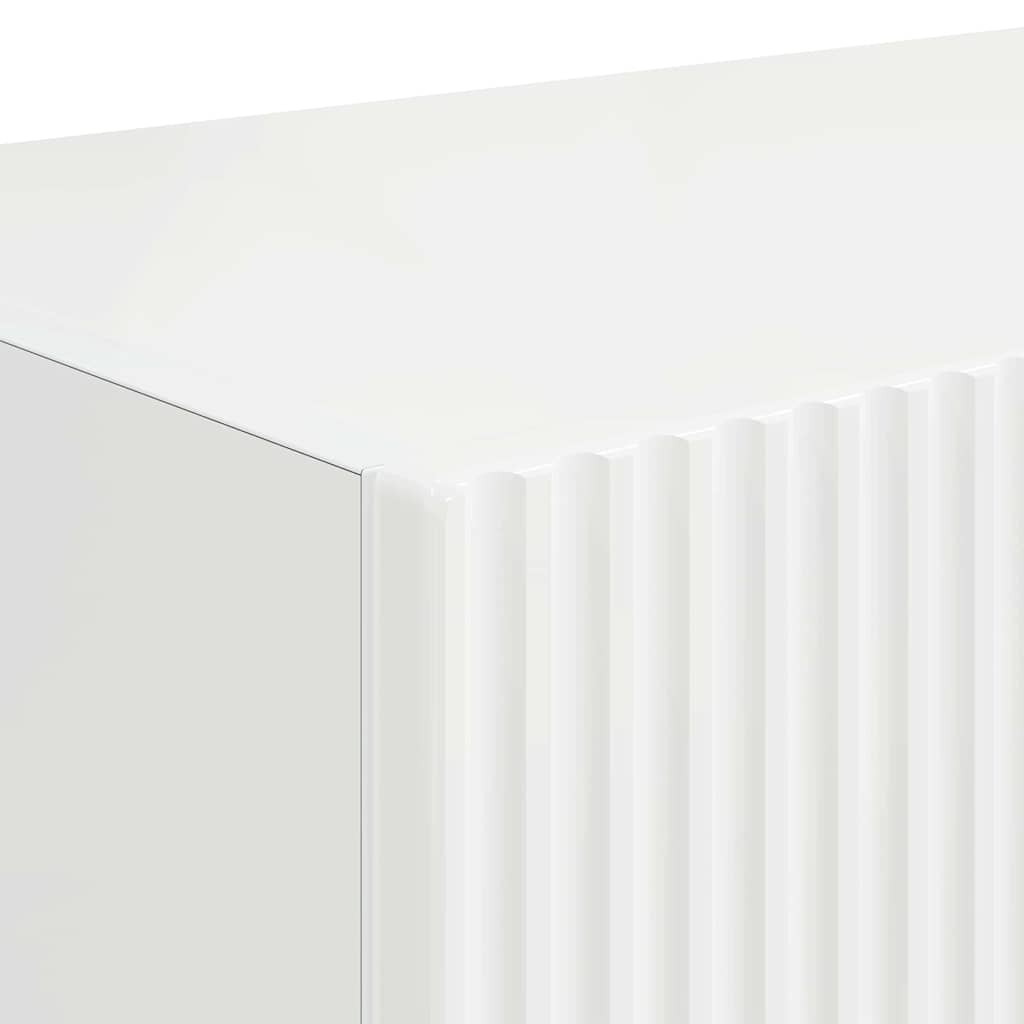 TV zidni ormar Zidne Sjajno bijelo 78,5 x 31 x 29,5 cm